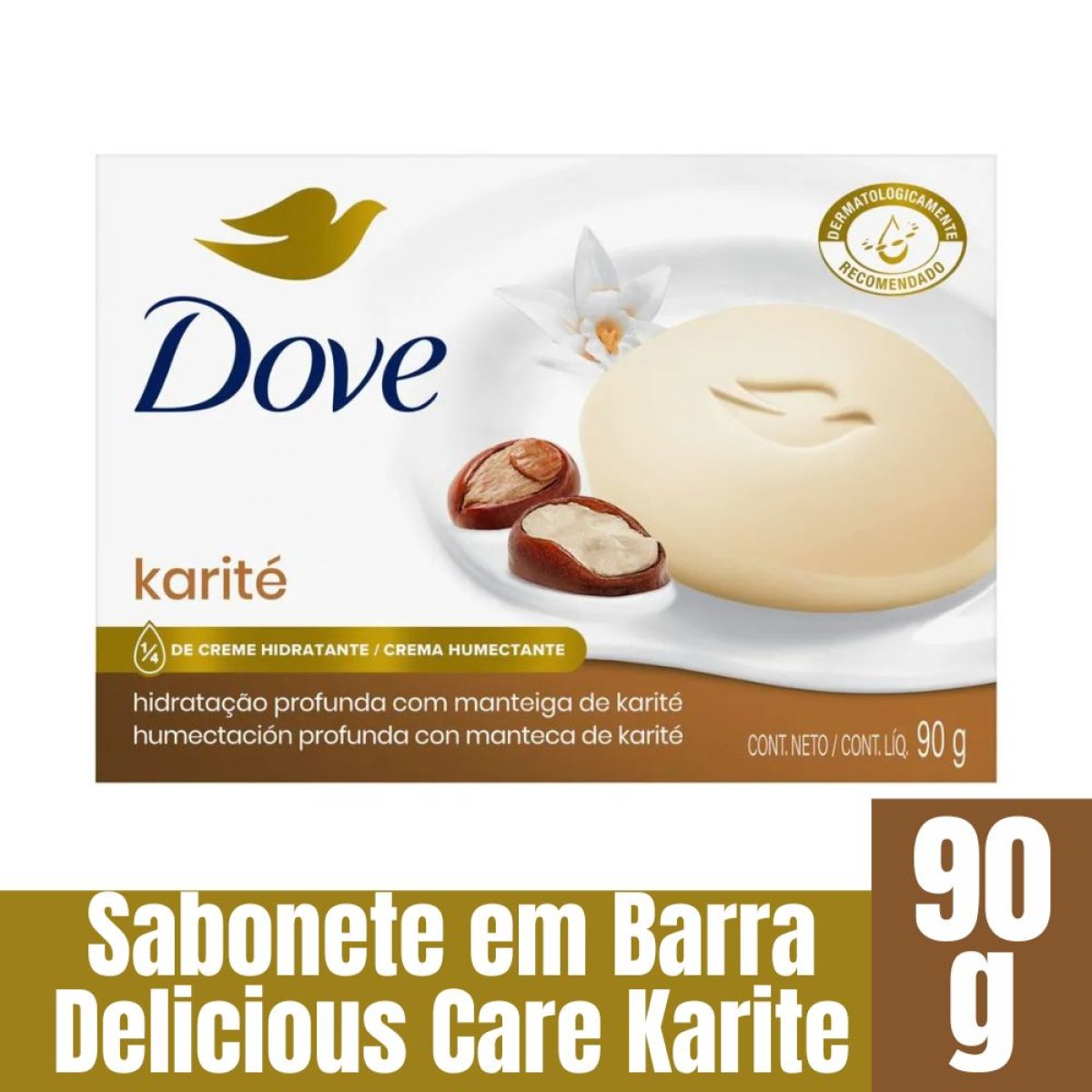 SAB DOVE KARITE E BAUNILHA 90G