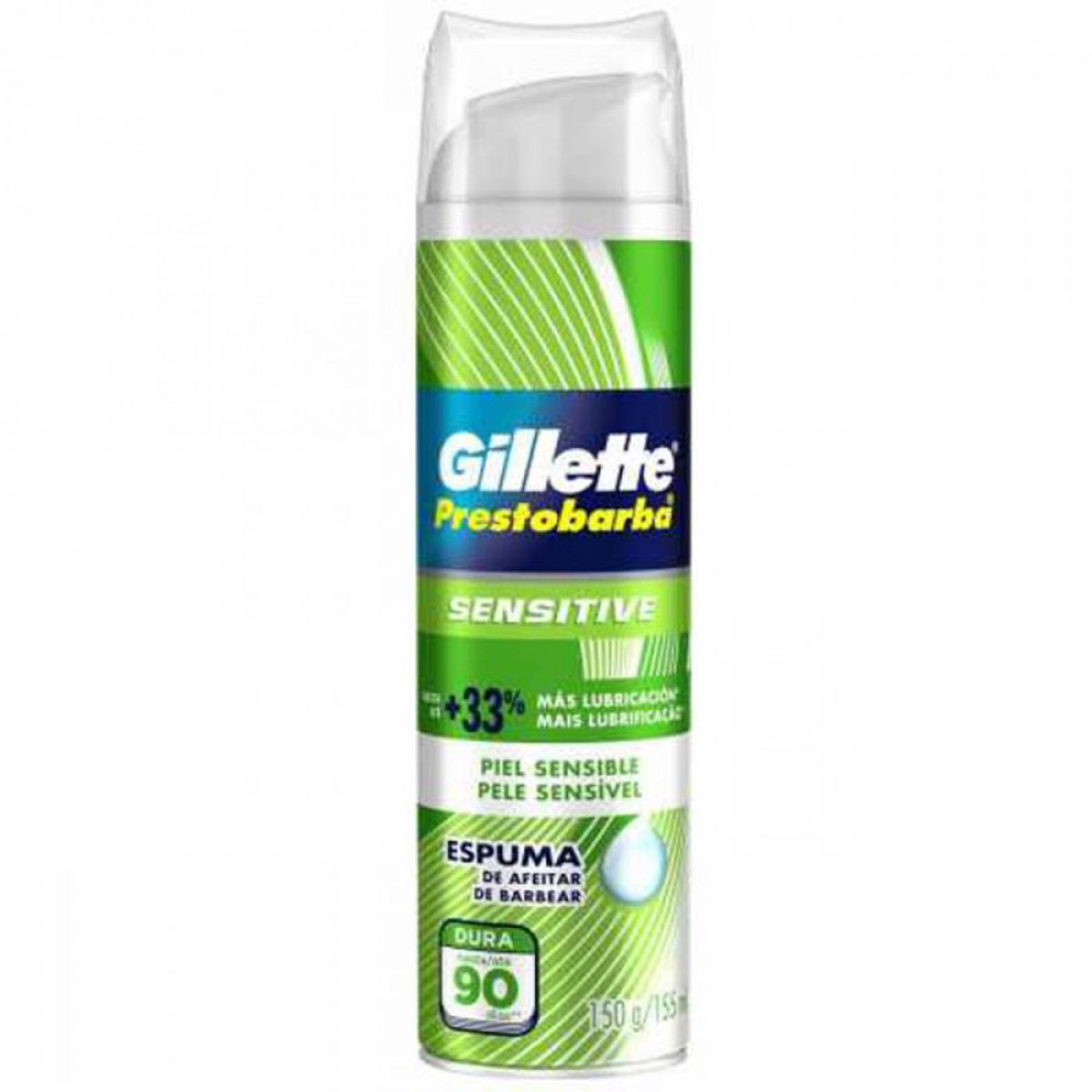 Espuma Barbear Gillette Prestobarb Sensi 150g