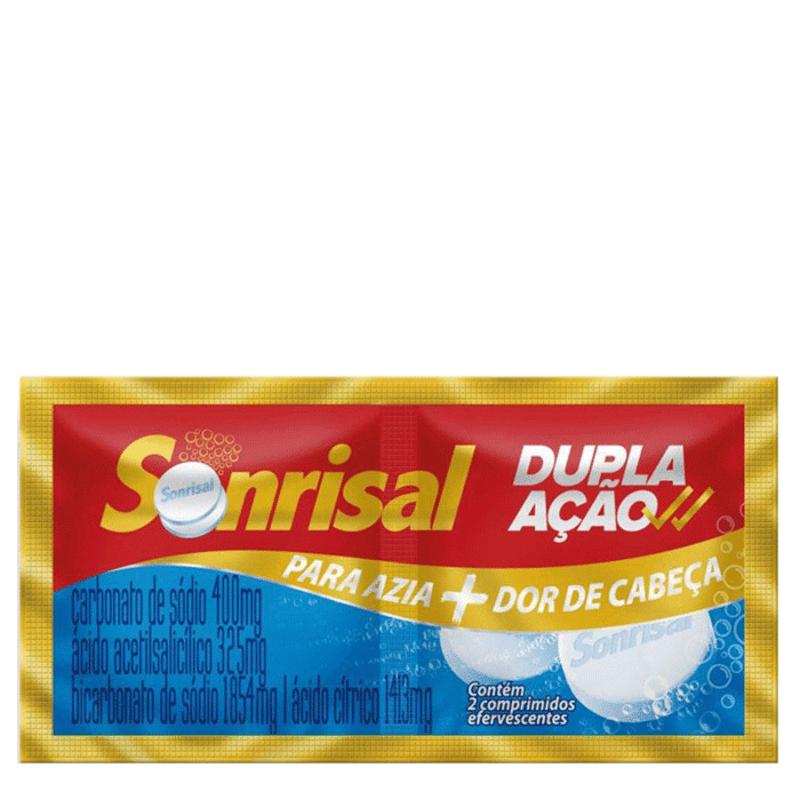 SONRISAL 1854MG ENVELOPE 2 COMPRIMIDOS EFERVESCENTES