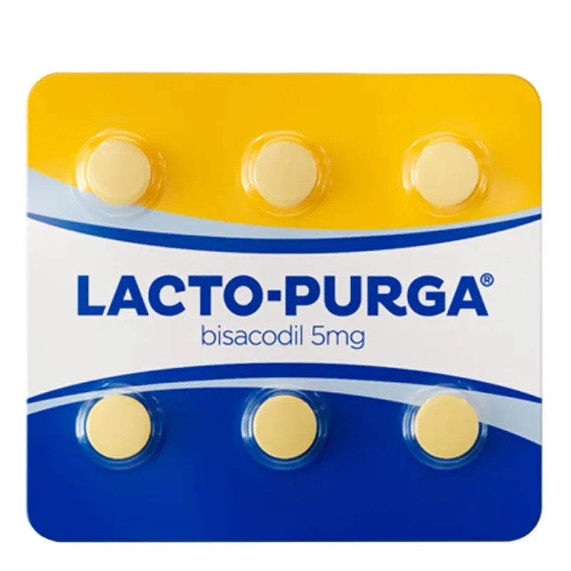 LACTO-PURGA 5MG COSMED 6 COMPRIMIDOS REVESTIDOS