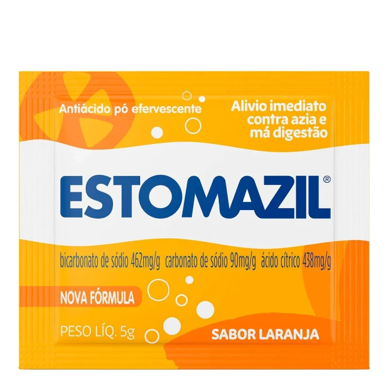 ANTIÁCIDO LARANJA ESTOMAZIL ENVELOPE 5G