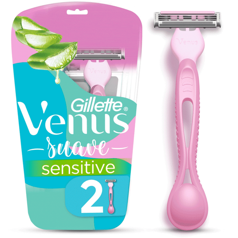 APARELHO BARBEAR VENUS SIMPLY SENSITIVE C/2