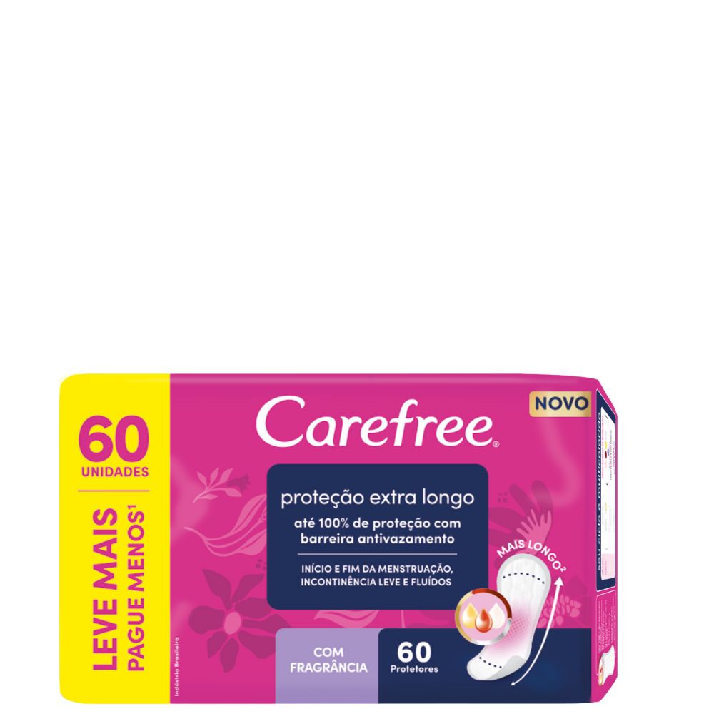 CAREFREE PROT DIARIO EXT LONGO C/ PERFUME C/60