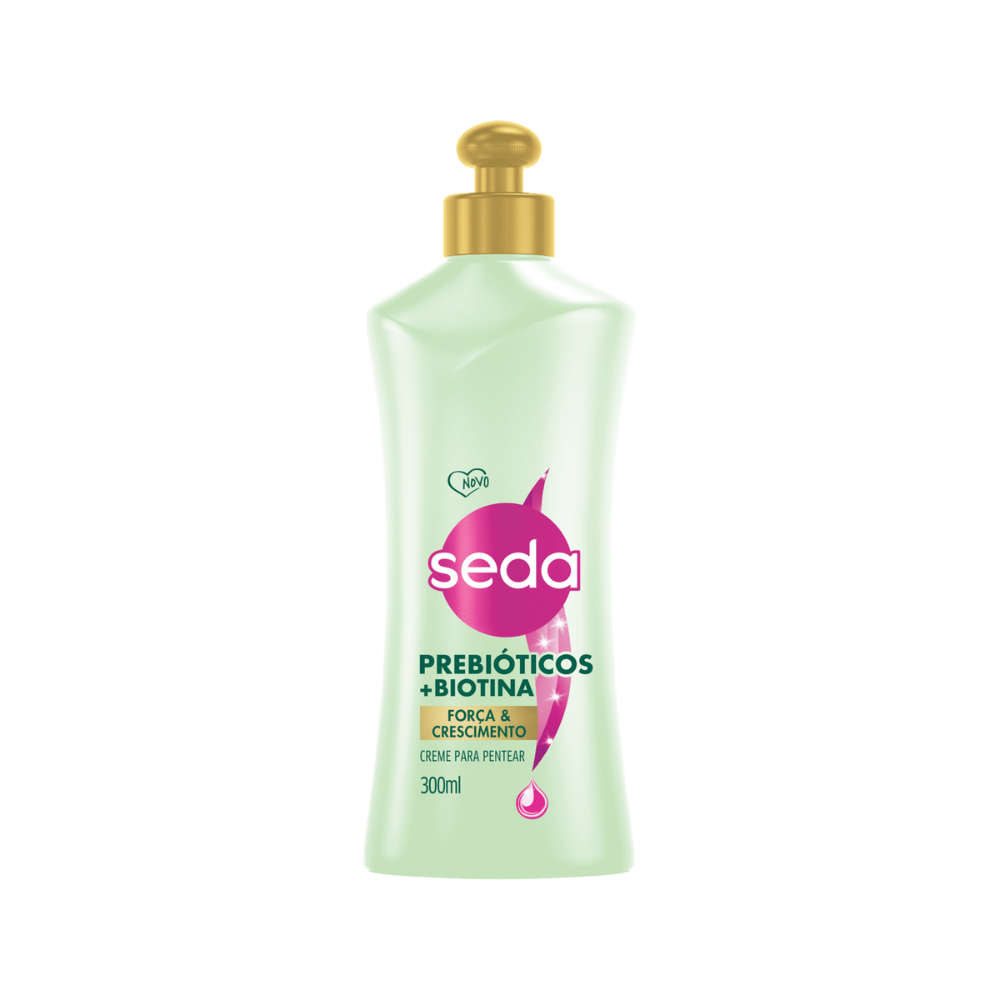 CREME PARA PENTEAR SEDA PREBIÓTICOS + BIOTINA FRASCO 300ML
