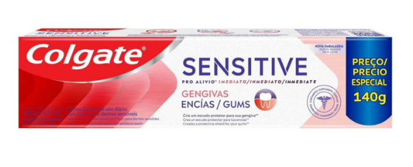 CR DENT COLGATE SEN PRÓ ALÍV IMED GENG 140G PR ESP
