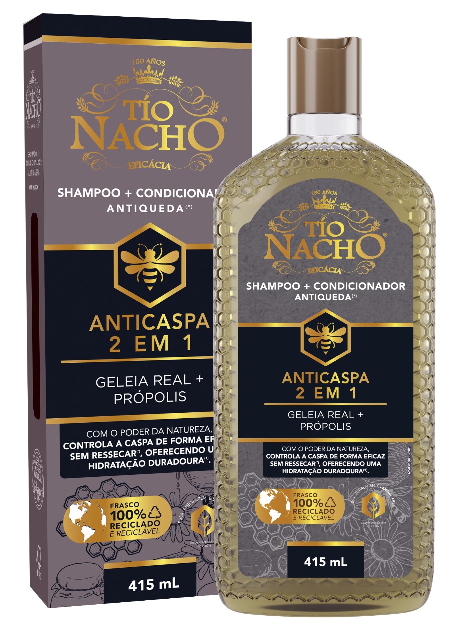 TIO NACHO ANTICASPA SHAMPOO 2 EM 1 415ML