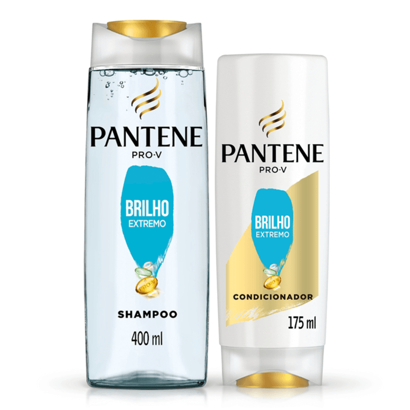 KIT PANTENE BRILHO EXTREMO SH 400ML + COND 175ML