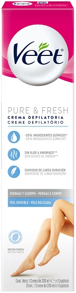 VEET CREME PURE PELE DELICADO 200ML
