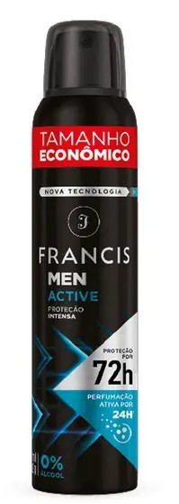 DESODORANTE AEROSOL FRANCIS MEN AZUL 200ML