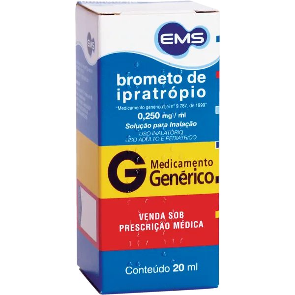 BROM IPRATROPIO EMS 0,25MG SOL INAL 20ML