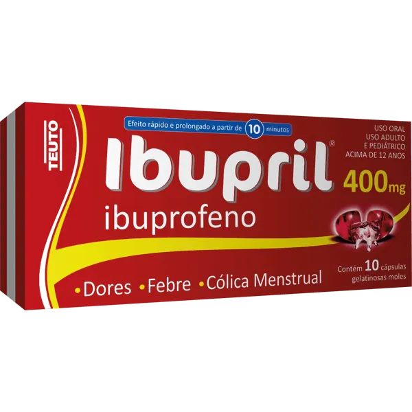 IBUPROFENO (IBUPRIL) 400MG C/10 CAPS GEL