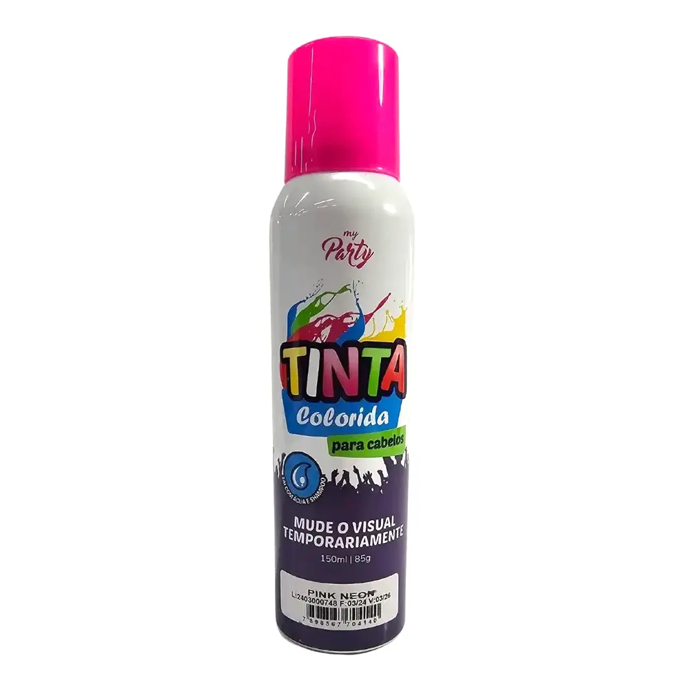 TINTA TEMP. CABELO PINK NEON 150ML - AE