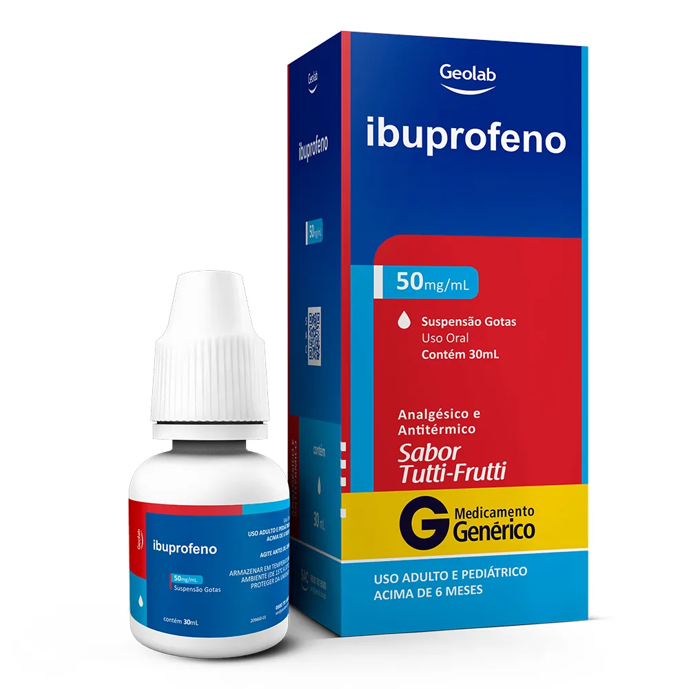 IBUPROFENO SUS GTS 50MG/ML 30ML GEOLAB