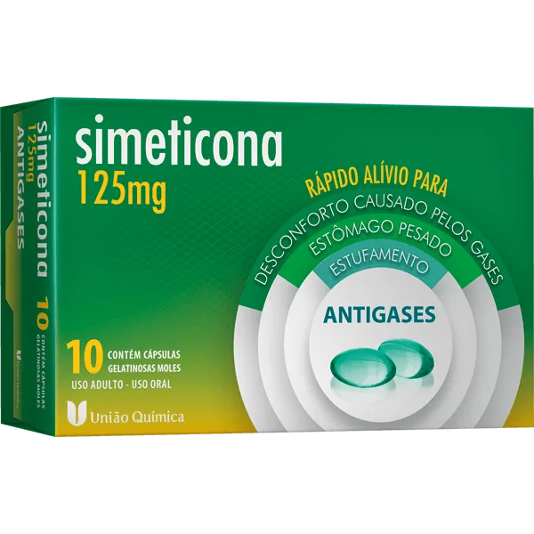 SIMETICONA 125 mg x 10 CAPSULAS