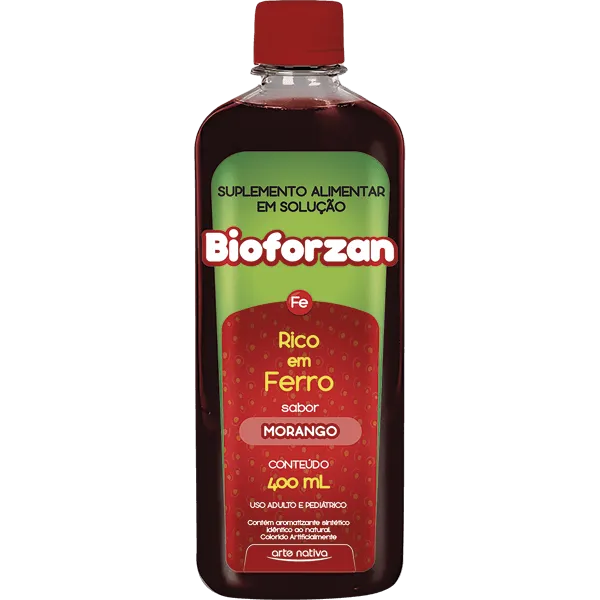 BIOFORZAN 400 ML SABOR MORANGO ARTE NATI