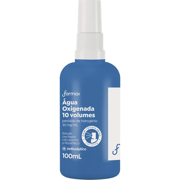 AGUA OXIGENADA ANTISSEPTICA 10 VOL SPRAY 100ML FARMAX