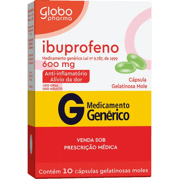 IBUPROFENO 600 mg x 10 CAPSULAS