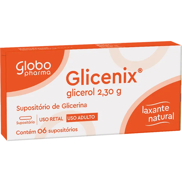SUPOSITORIO GLICENIX ADULTO C/6