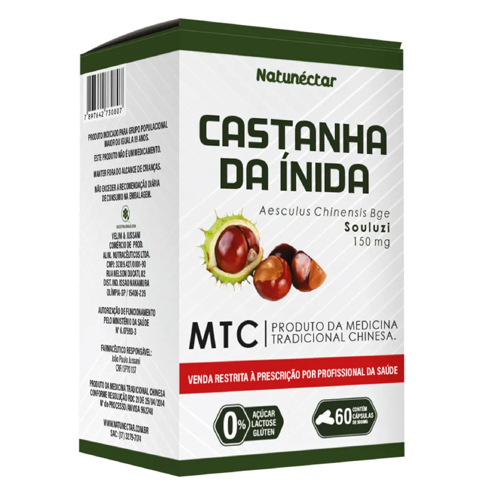 CASTANHA DA INDIA 150MG C/ 60CAPS