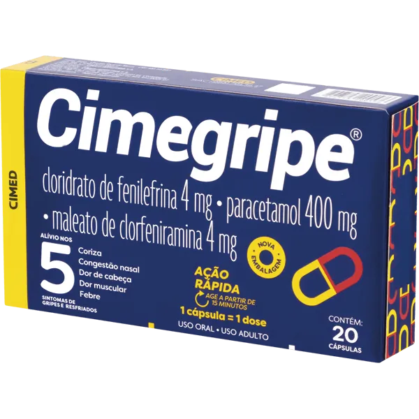 CIMEGRIPE 20 CAPS   CIMED