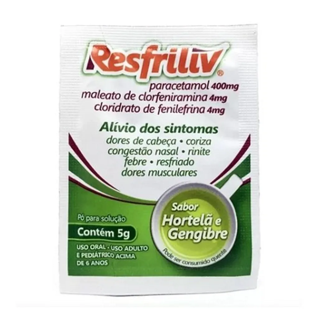 RESFRILIV CHA HORTELA/GENGIBR 50 ENV 5 G