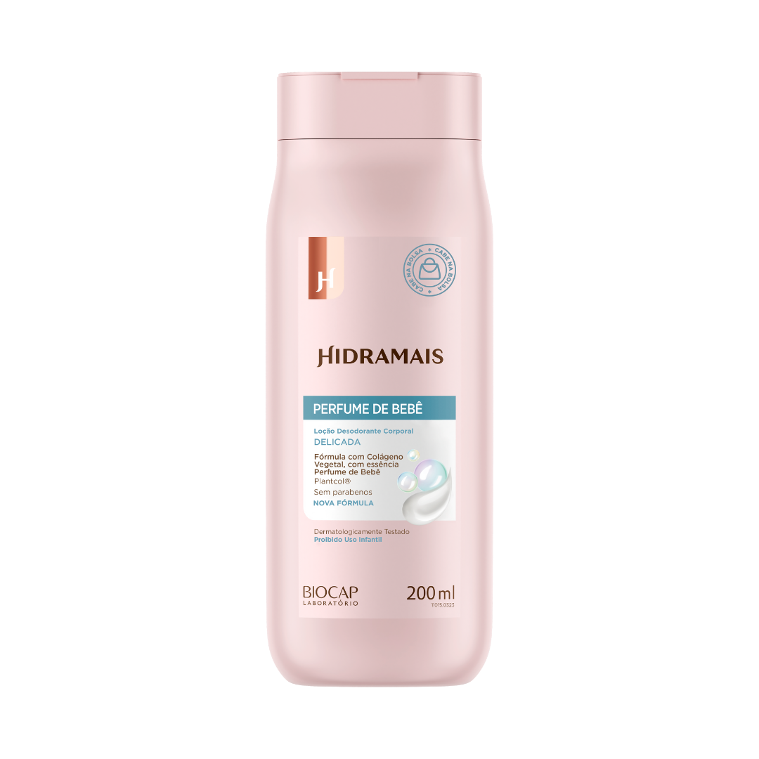 LOCAO DESODORANTE PERFUME DE BEBE 200 ML HIDRAMAIS