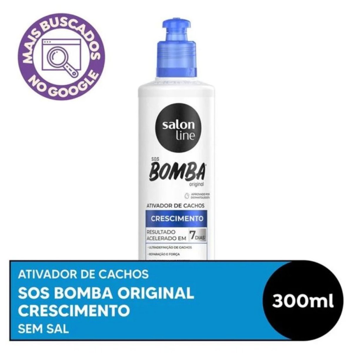 ATIV CACHOS SALON LINE SOS BOMBA 300ML ORIGINAL