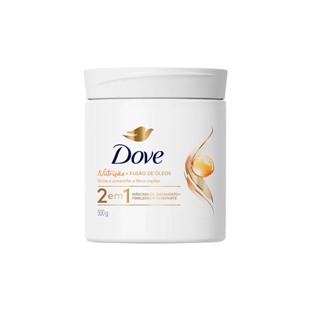 DOVE MASC TRAT 2EM1 NUTRI+TRI OLEOS 500G