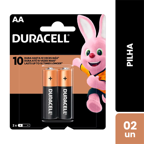 DURA PILHA ALCALINA AA2 C/2 - PDQ
