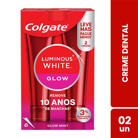 CR DENT COLGATE LUMINOUS WHITE GLOW 70G 2PACK