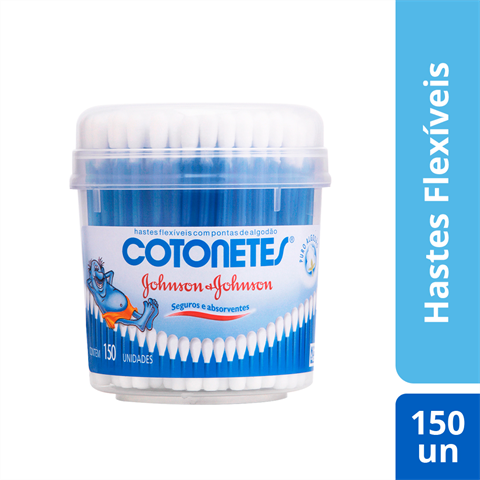 COTONETE JOHNSON & JOHNSON POTE C/150 UNIDADES