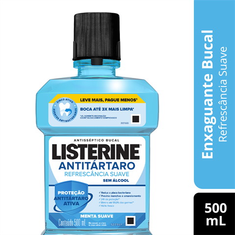 LISTERINE TARTAR-CONTROL ZEROALCOOL 500ML