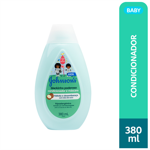 COND JOHNSON'S BABY BLACKINHO PODEROSO 380ML