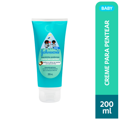 CREME PENT JOHNSON'S BABY BLACKINHO PODEROSO 200ML