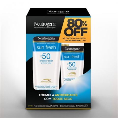 KIT NEUTROGENA SF FPS50 200ML + 120ML