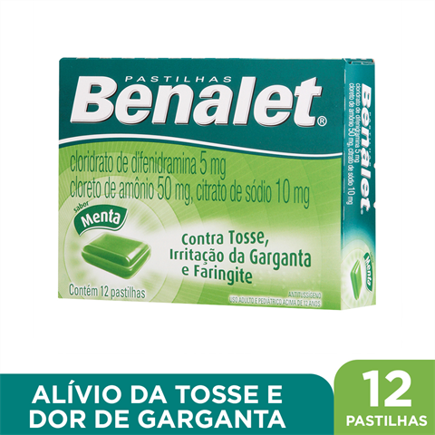 PASTILHA BENALET MENTA C/12