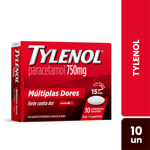 TYLENOL 750MG CPR C/10