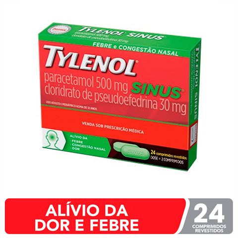 TYLENOL SINUS 1G CPR C/24