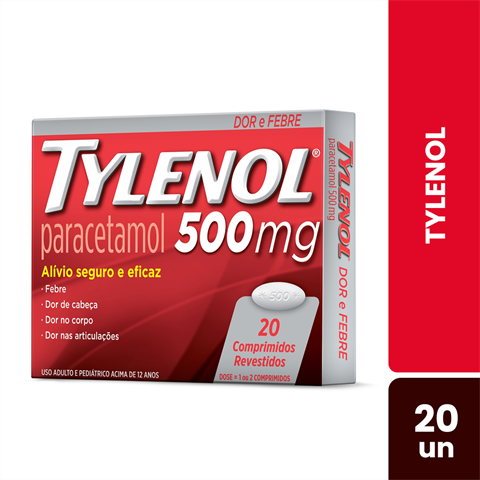 TYLENOL 500MG CPR C/20