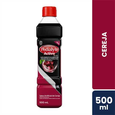 PEDIALYTE ACTIVE CEREJA 500ML