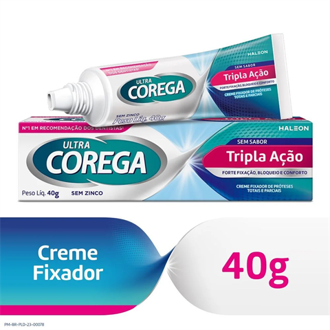 COREGA ULTRA CREME TRIPLA AÇÃO 40G