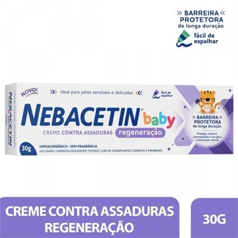 NEBACETIN BABY CREME REGENERAÇÃO 30G