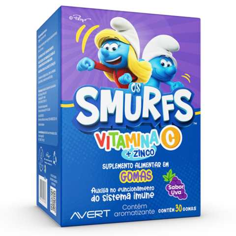SMURFS VIT INF C+Z UVA C/30 GOMAS