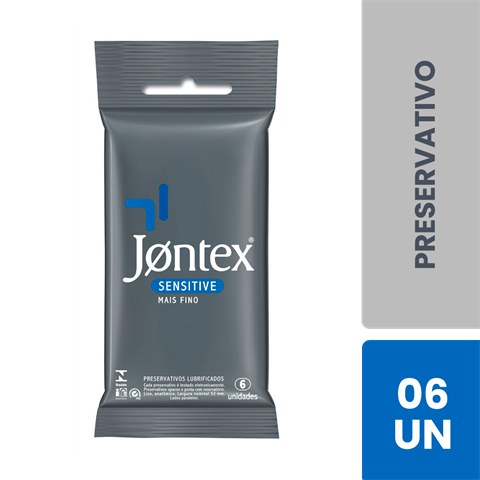 PRES.LUB.JONTEX SENSITIVE C/6