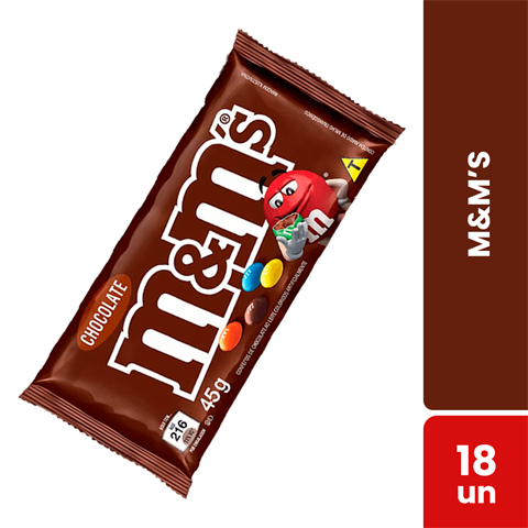 M&M'S CHOCOLATE AO LEITE 40G