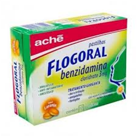 FLOGORAL PASTILHA C/12 LARANJA