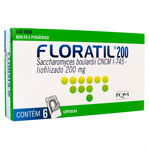 FLORATIL 200MG BLISTER CPS 1X6