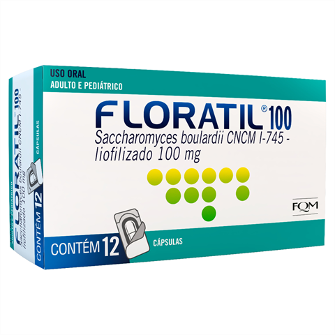 FLORATIL 100MG BLISTER CPS 1X12