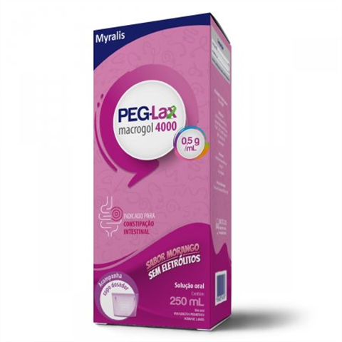 PEG-LAX 4000 SOL ORAL 250ML