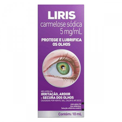 LIRIS CARMELOSE SÓDICA 10 ML 5MG/ML